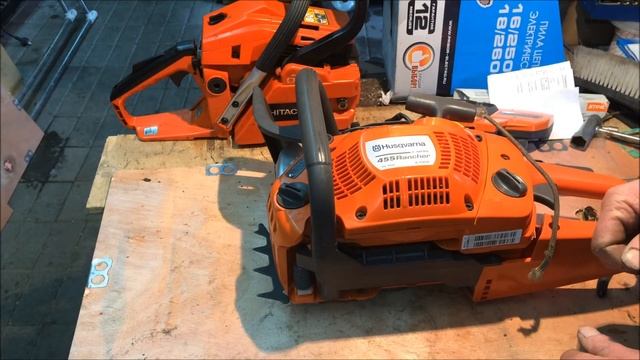 Бензопила Husqvarna 455e Rancher!Замена звезды! смотреть онлайн