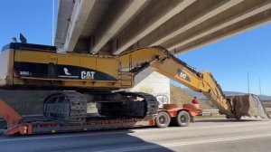 Погрузка и транспортировка экскаватора Caterpillar 385C На Следующий проект