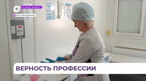 Фельдшер ФАПа в селе Александровка Елена Галанова верна своей профессии почти 40 лет