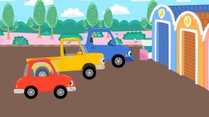 Три Машинки на Картинке Сборник песенок про Машинки для малышей -  Мармеладные Мишки