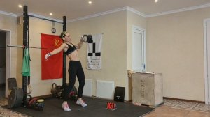 Хребтова Надежда ГТО Иду на рекорд 50-54 Рывок гири 12кг. 56 повторов.