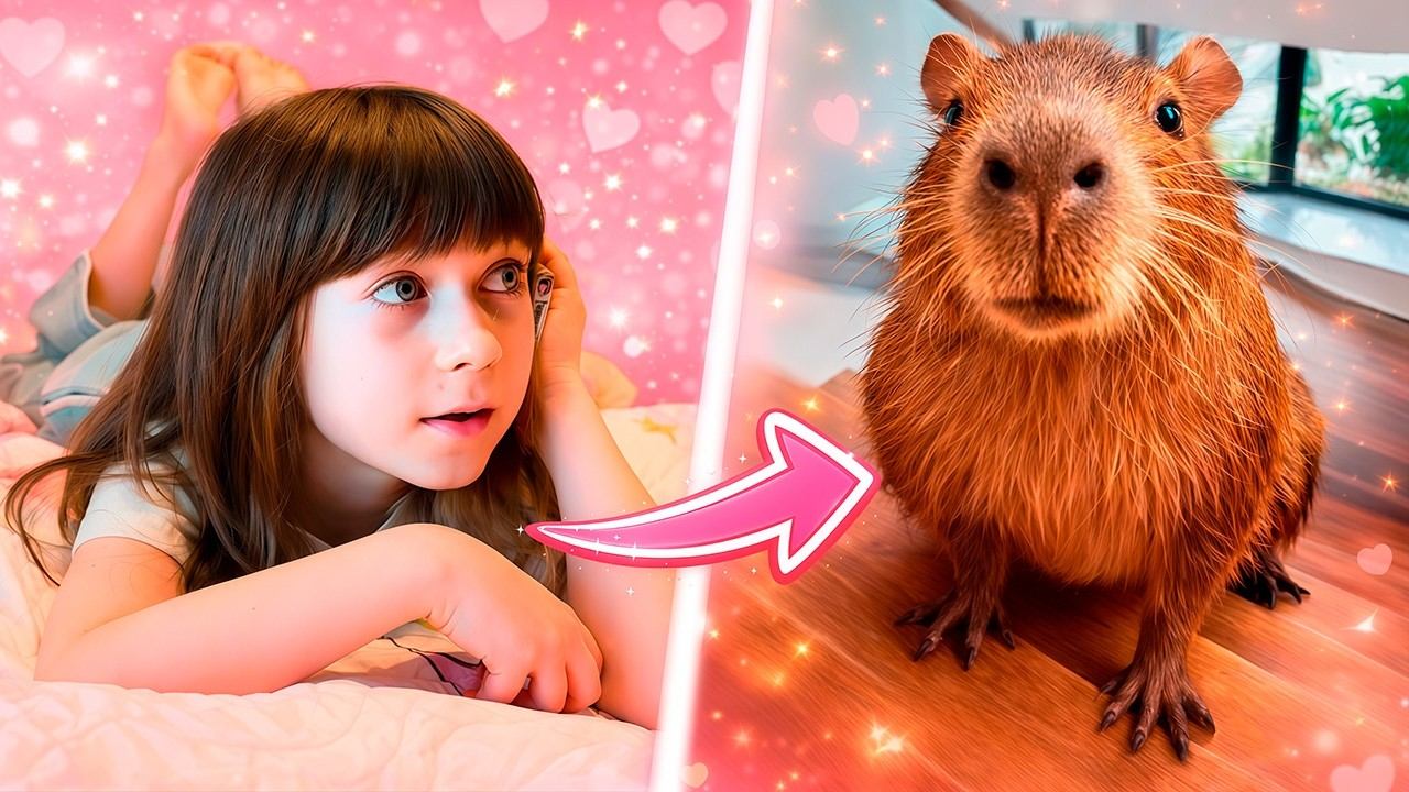 Бьянка и её новый питомец — капибара | Весёлая история для детей смотреть онлайн