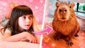 Бьянка и её новый питомец — капибара | Весёлая история для детей