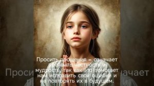 Просить прощения