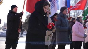 Студенты Алтайского государственного университета почтили память героев в День защитника Отечества