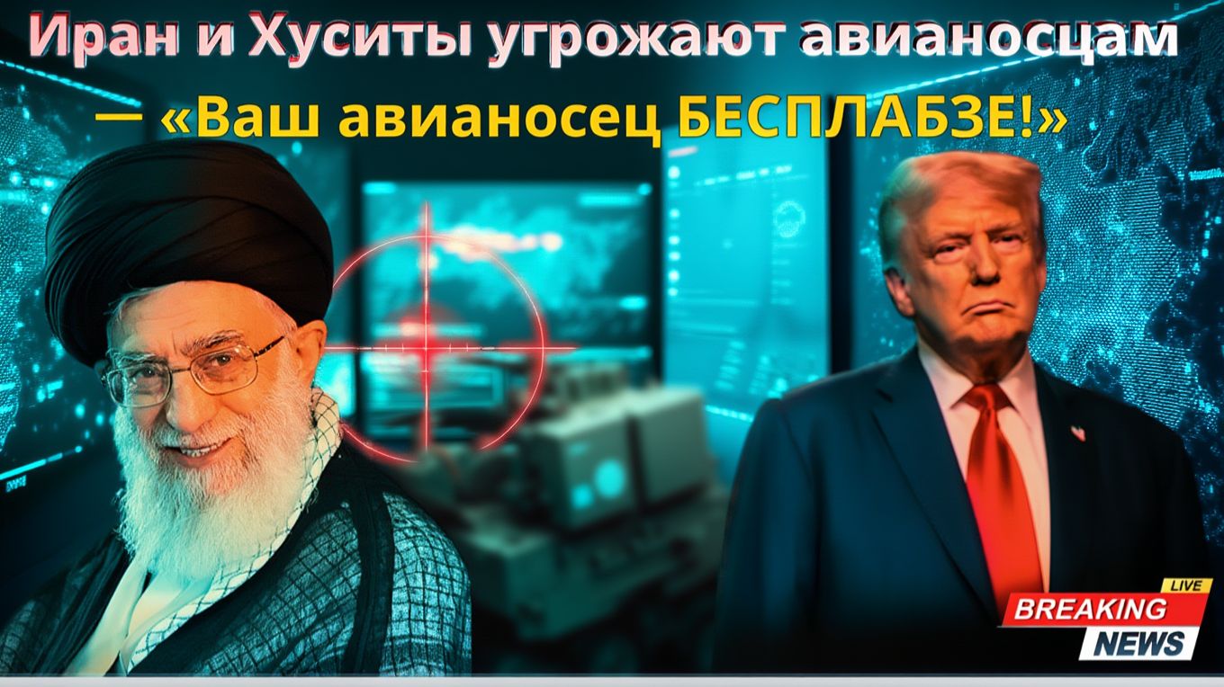 США ПОД ПРИЦЕЛОМ ⚠️ Иран и Хуситы угрожают авианосцам — «Ваш авианосец БЕСПОЛЕЗЕН!» смотреть онлайн