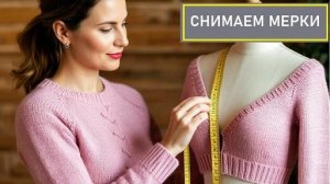 СНИМАЕМ МЕРКИ   УРОКИ ВЯЗАНИЯ