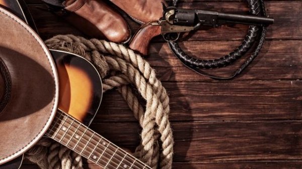 Outlaw Country Guitar Backing Track in Dm