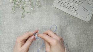 Вязание резинки чепчика