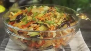 Салат 🐥🍆 "Золотой Цыпленок" - всего 4 ингредиента и 10 минут на приготовление!