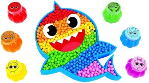 Мультики для детей и малышей. Как сделать своими руками Радужную маленькую акулу из конфет