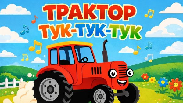 МУЛЬТИК ПЕСНЯ ДЛЯ ДЕТЕЙ | ТРАКТОР ТУК-ТУК-ТУК