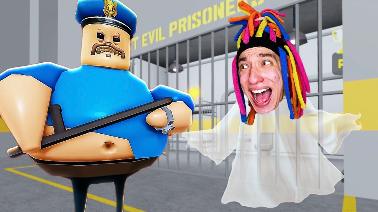 КИТАЙКА И ПОБЕГ ОТ ОХРАННИКА БАРРИ | Я СТАЛ ПРИЗРАКОМ! смотреть онлайн