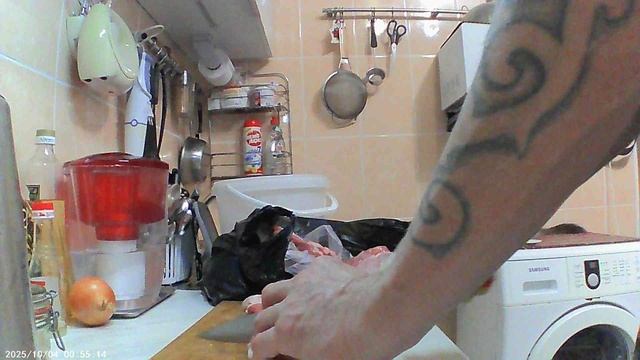 КОТЕНОК КОНТРОЛИРУЕТ ПРОЦЕСС МАРИНОВАНИЯ ШАШЛЫКА. смотреть онлайн