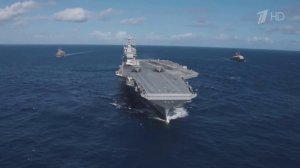 Ударная группа во главе с авианосцем "Джеральд Форд" вошла в Средиземное море