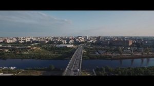 Тюмень с высоты птичьего полета.