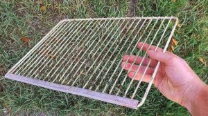 Вы не поверите, что можно сделать из старой  решетки от холодильника!