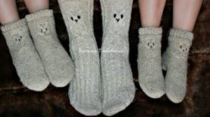СП Свяжем носочки для мамы и дочки Отчёт 1с Еленой Велиной