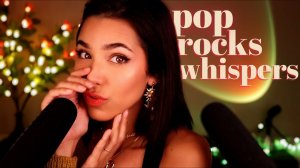 ASMR Intense Closeup Whispers With Pop Rocks! (Mouth Sounds)