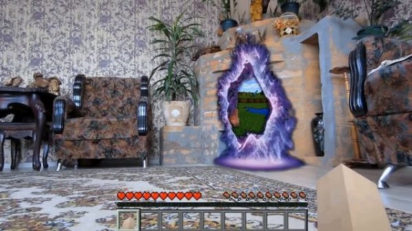 🎮 Minecraft ожил! Портал, Крипер и новые игры дома 🗡️