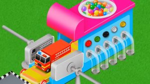 Обучающее видео Цвета для детей с уличными транспортными средствами