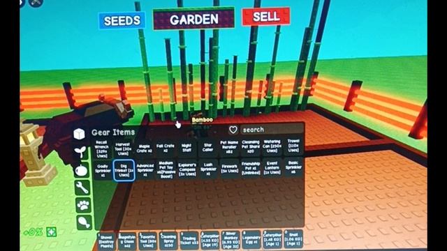 МОИ ПИТОМЦЫ В ВЫРАСТИ САД В ROBLOX.