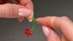 Как сделать брелок в виде вишни из бисера: пошаговая инструкция 🍒