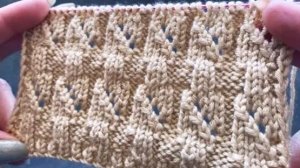 🧶ИНТЕРЕСНЫЙ РЕЛЬЕФНЫЙ УЗОР СПИЦАМИ💚