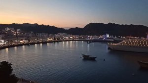 Ночной залив со стен форта!