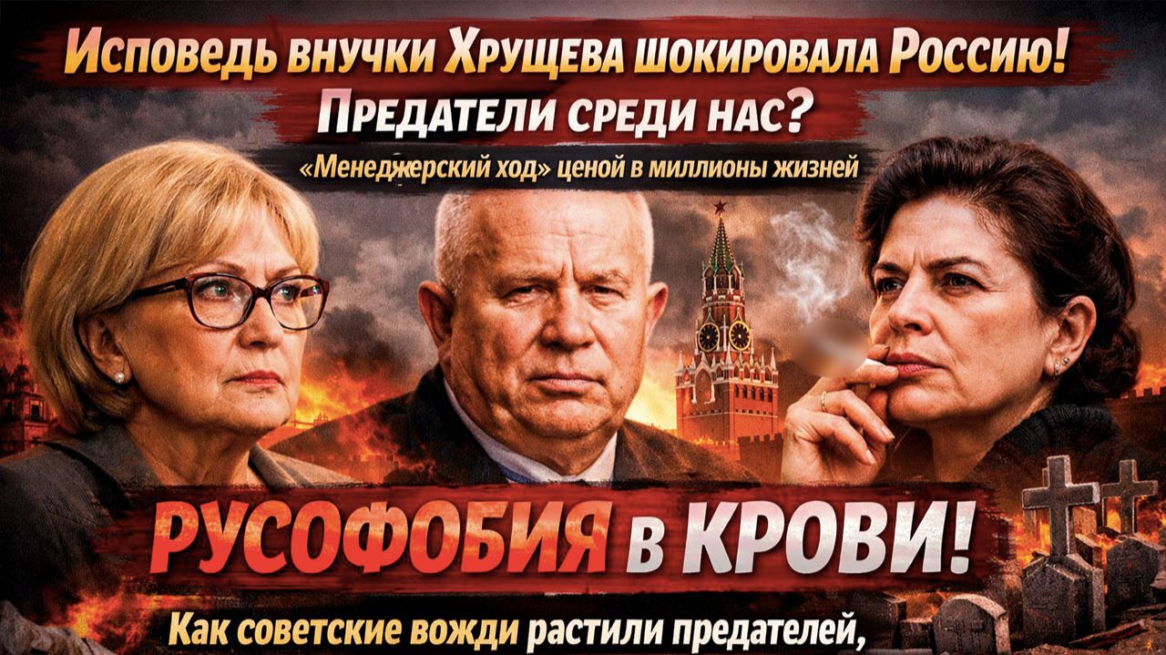 ОНИ НЕНАВИДЕЛИ РОССИЮ: Внучка Хрущева раскрыла правду о передаче Крыма! смотреть онлайн