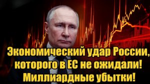 Экономический удар России, которого в ЕС не ожидали! Миллиардные убытки!