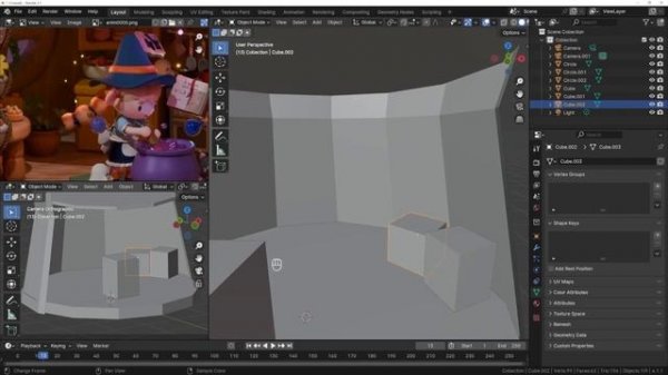 68. Sketch, Space Blocking