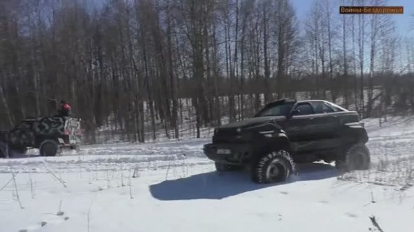 Зимние покатушки на Внедорожниках ПО Бездорожью, оффроад