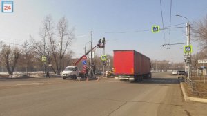 Новые знаки и светофоры, ремонт дорог: коммунальщики Абакана отчитались о благоустройстве  2025 года