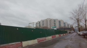 Moscow Walk. Obrychevsky District. Novatorov Street - Vorontsovskiye Prudy Street.