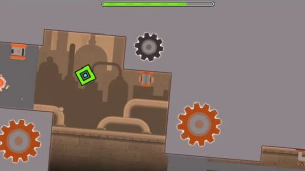 Geometry Dash - трубопровод уровень 1.
