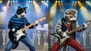 IRON MITTEN - The Mouser Iron Maiden as cats HeavyMeowt