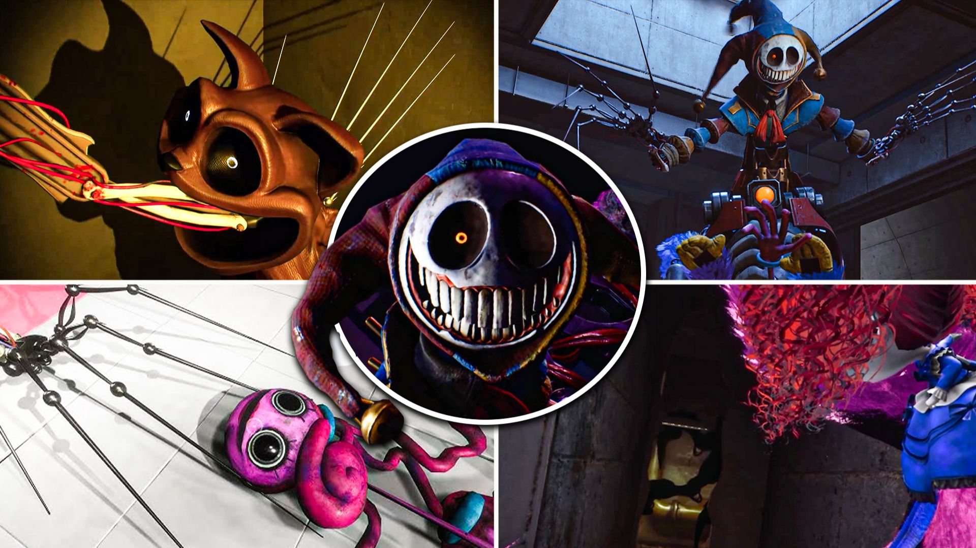 Все Сцены с Прототипом из всех Глав - Poppy Playtime: (Подборка) смотреть онлайн