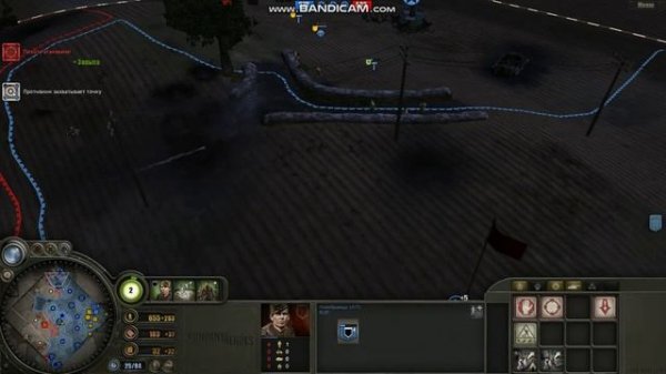 Company of Heroes Modification Eastern Front Геймплей за Россию. Отрывок 2.