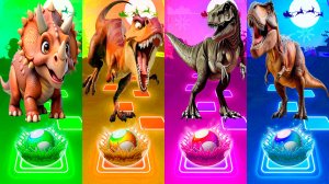 Coffin Dance Динозавры 336 уровень - Мультики про Динозавров | МУЛЬТФИЛЬМЫ ДИНОЗАВРЫ в Tiles Hop