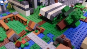 битва за крепость Лего мкенкрафт