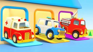 Мультики про машинки. Развивающий мультик: Машины Помощники