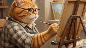 Аудиосказка о коте Василии"Как стать знаменитым художником"