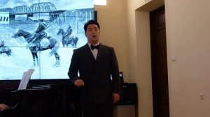 Чжан Ханьхуэй ''На реке Сунгари'' -поёт Цзиньвэй Чжан, концертмейстер Наталья Камай