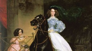 Картина Карла Брюллова "Всадница"