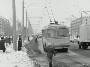 1971 год. Тюмень. Троллейбус