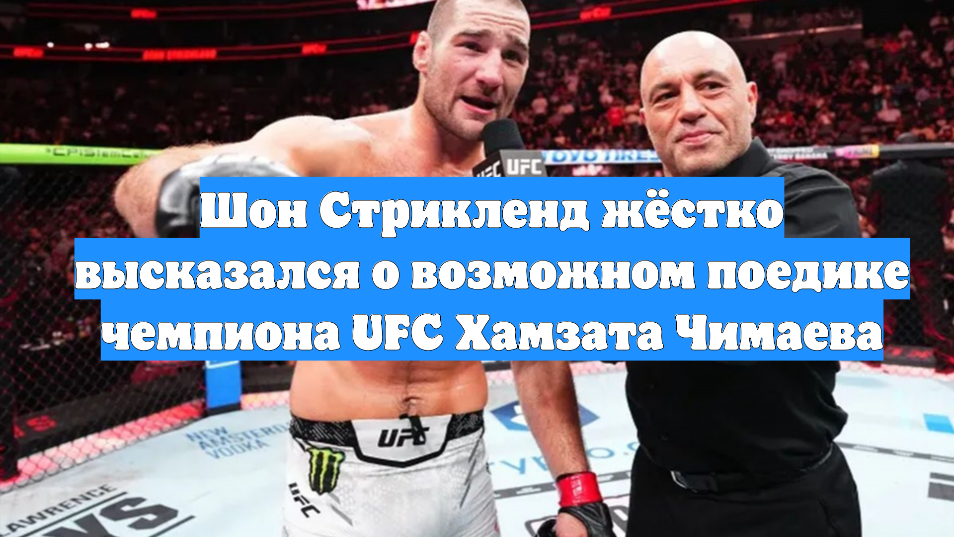 Шон Стрикленд жёстко высказался о возможном поедике чемпиона UFC Хамзата Чимаева