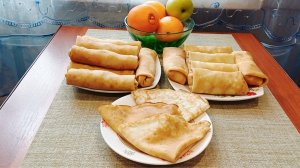 Нежный и пышный салат "Солнышко"/Домашние блины с двумя вкусными начинками
