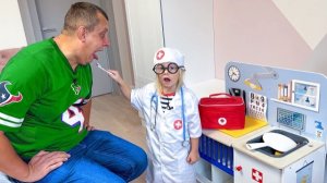 НИКА СДЕЛАЛА ПАПЕ ПРОВЕРКУ ЗДОРОВЬЯ. СОФУНЬЯ ШАЛУНЬЯ