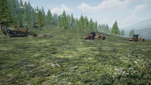 Out of Ore Тестируем грейдер и бульдозер